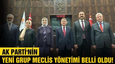 AK Parti Meclis grup yönetimi belli oldu