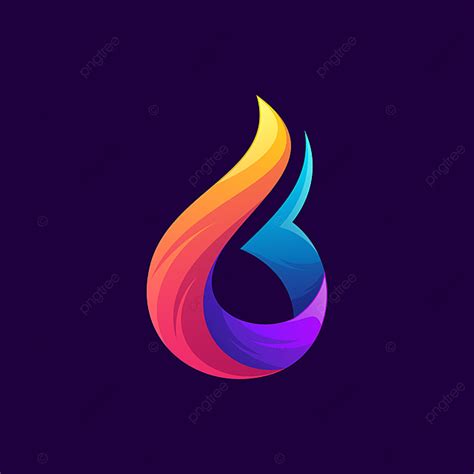 B Logo Vector PNG Images, Colorful B Fire Logo, Alphabet, Identity ...