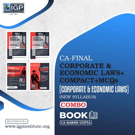 Ca Final Corporate Law Economic Law Compact Book Mcq Book May