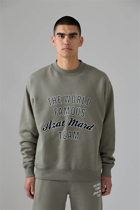 WORLD FAMOUS AZAT MARD TEAM TAUPE SWEATER – Azat Mard