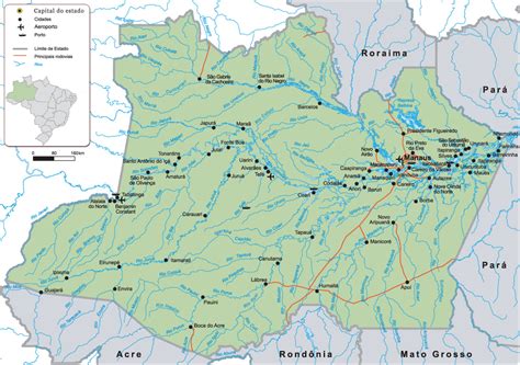 Rio Amazonas Map