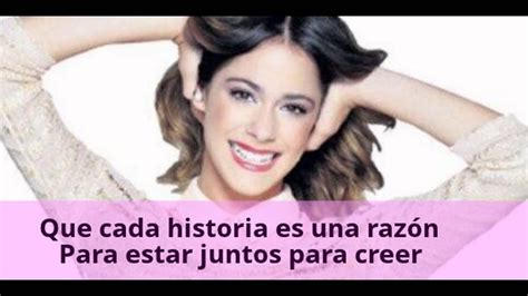 Hoy Somos Mas Violetta Letra Youtube