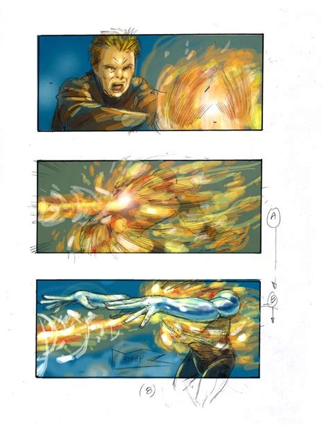 X-Men 3: Pyro vs Iceman | Storyboard Artist, Adrien Van Viersen