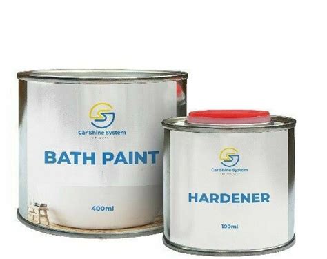 Novol New Bath Shower Paint White K Enamel Kit Repair Refurbishing Ral