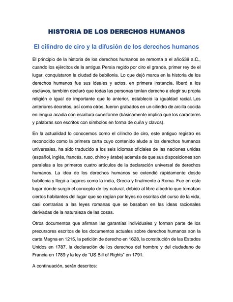 SOLUTION Derechos Humanos Studypool