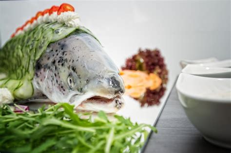 Premium Photo Close Up Of Seafood On Table