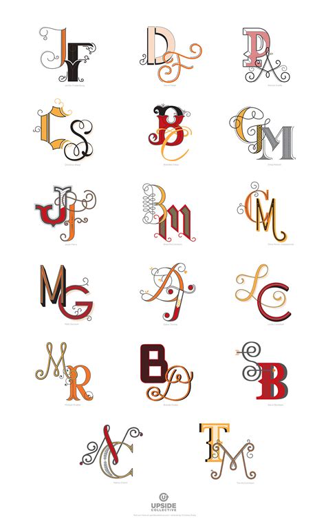 Monogram & Lettering Poster on Behance