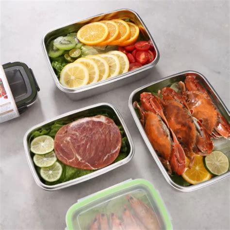 Bo Te Bento Scell E En Acier Inoxydable Bo Te Lunch Grande