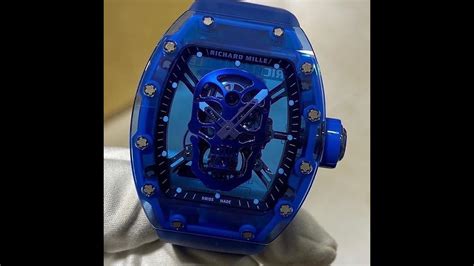 Showreel Richard Mille Rm Skull Sapphire Tourbillon Richest