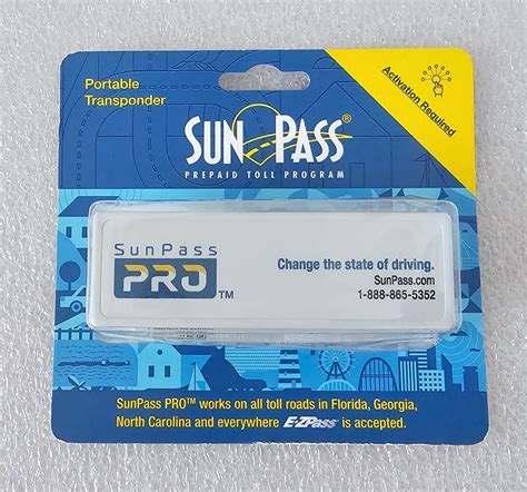 Sunpass Pro Florida Compatible In Ga Nc Ny Nj Toll Moveable Transponder New 94922465184 Ebay