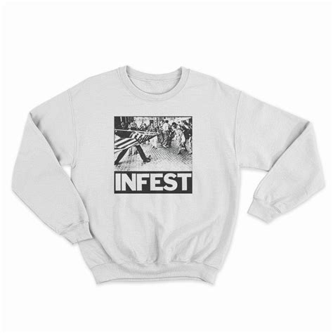 Get It Now Infest Band Merch Sweatshirt For Mens And Womens