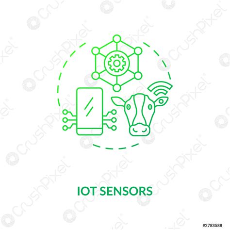 Iot Sensors Concept Icon Stock Vector 2783588 Crushpixel