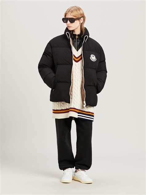 Moncler X Palm Angels Genius Jacket In Black Palm Angels Official