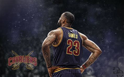 Download Wallpapers Lebron James 4k Fan Art Nba Basketball Stars Cleveland Cavaliers