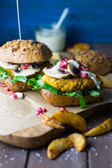 Vegan Pumpkin Burger - Vegan Heaven