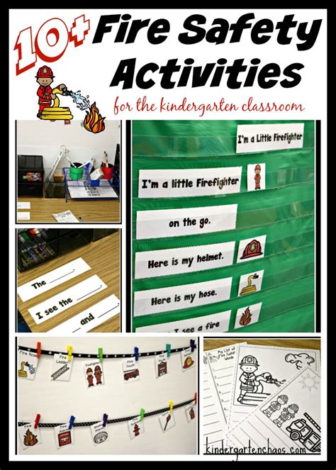 Fire Safety Activities For Kindergarten