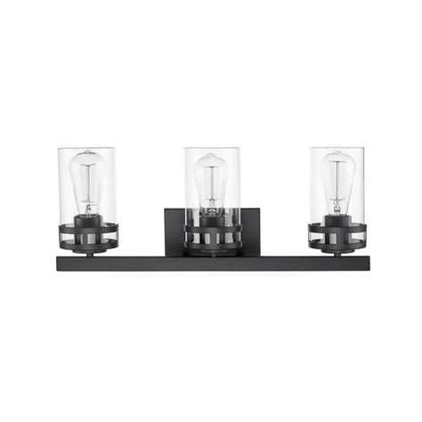 Millennium Lighting Lunden 22 In 3 Light Matte Black Vanity Light