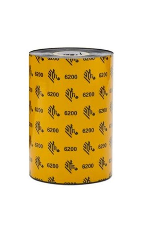 Zebra 6200 High Performance Industrial Resin Ribbon