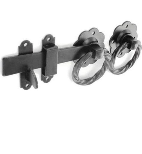 Ring Gate Latch Twisted Mm Black Forest Of Dean Fasteners