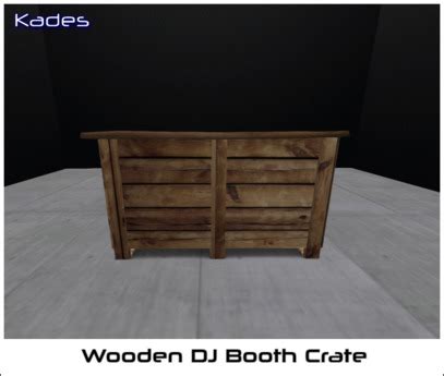 Second Life Marketplace - Wooden DJ Table