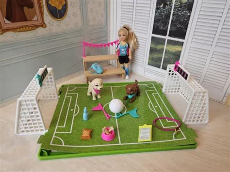 Barbie Dreamhouse Adventures Chelsea Doll Football Soccer Playset £15