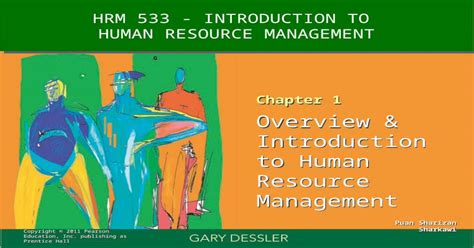 Pptx Chapter 1 Overview And Introduction To Human Resource Management