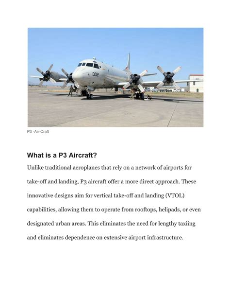 PPT - The P3 Aircraft_ A Game-Changer in Maritime Security Operations ...