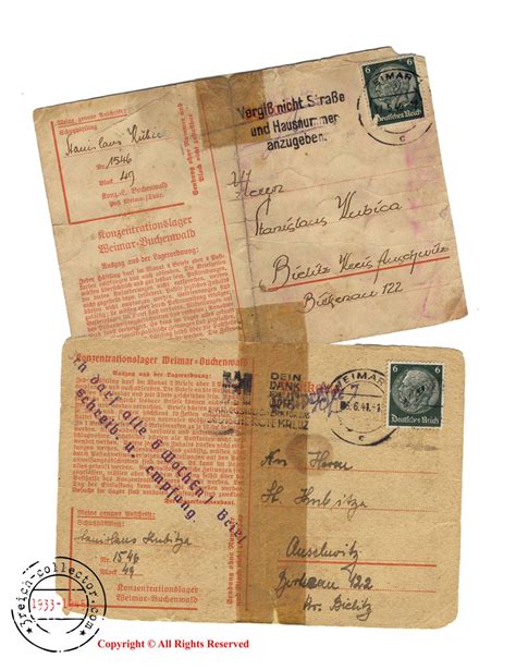 WW2 Concentration Camp KL Original Items Rare Fully Written 2