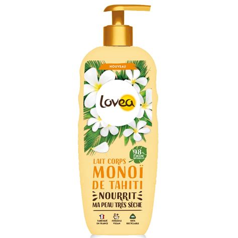 Lait Corps Hydratant Mono De Tahiti Lovea La Pompe De Ml Prix