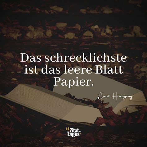 Zitate Von Ernest Hemingway Zitat Des Tages