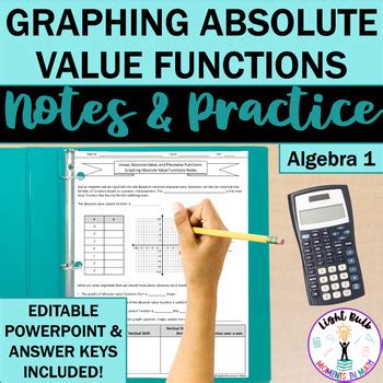 Graphing Absolute Value Functions Guided Notes And Worksheet TPT