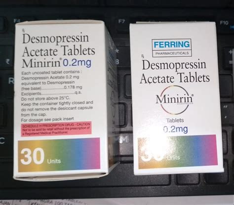 Minirin Desmopressin Acetate Tablets 0 2 Mg At Rs 1300 Pack