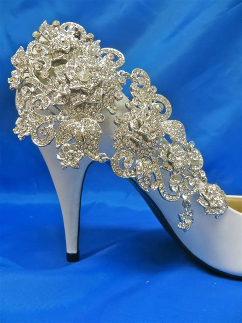 Rhinestone Wedding Shoes Rhinestone Bridal Shoes Crystal By Ctroum