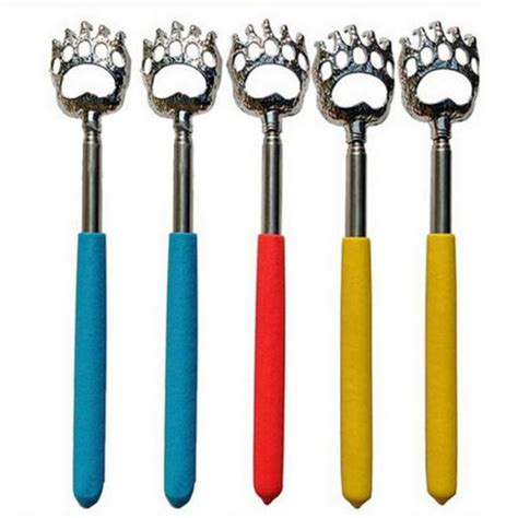 Spring Park 5pcs Bear Claw Telescoping Back Scratcher Metal Extendable