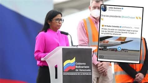 Uribistas Celebran Por Vacunas Que Llegaron A Venezuela Como Si Fueran