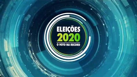 Eleições 2020 O Voto na Record Boletim das 16h11 Giovanna