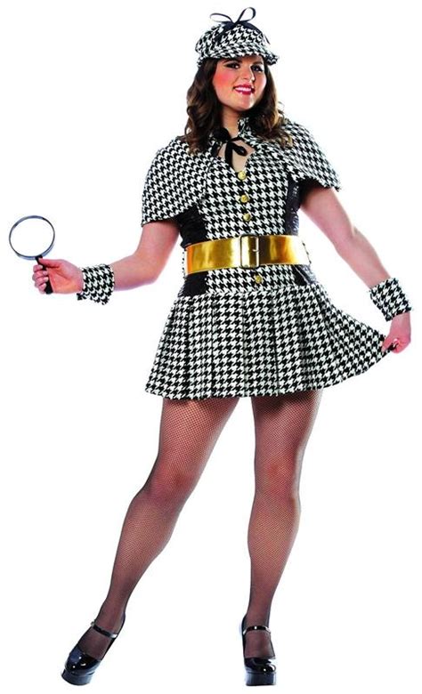 Halloweeen Club Costume Superstore Detective Adult Womens Costume