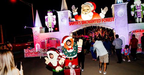 Inside Santas Enchanted Forest Miamis Glitzy Christmas Theme Park