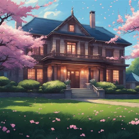 Anime House Background