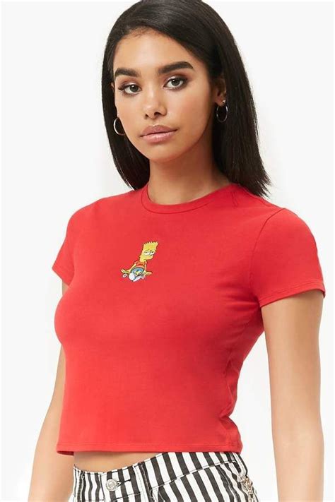 Forever 21 The Simpsons Embroidered Graphic Tee Forever 21 Outfits