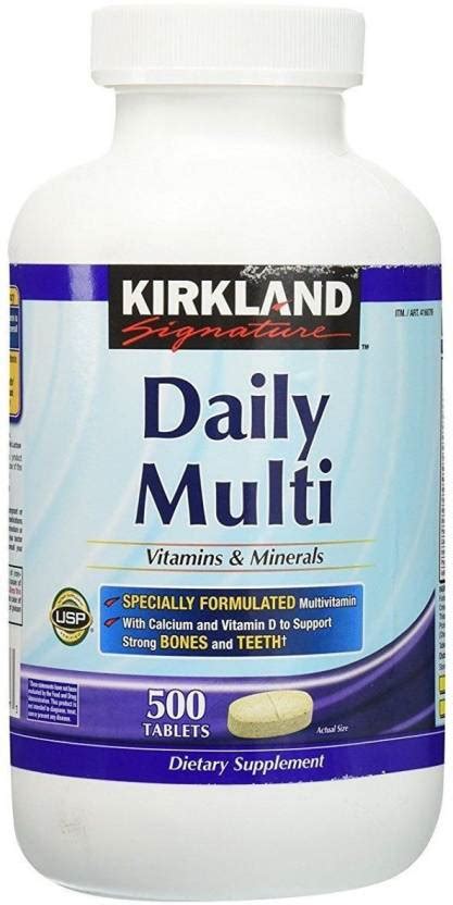 Kirkland Signature Daily Multi Vitamins And Minerals Price In India Buy Kirkland Signature Daily