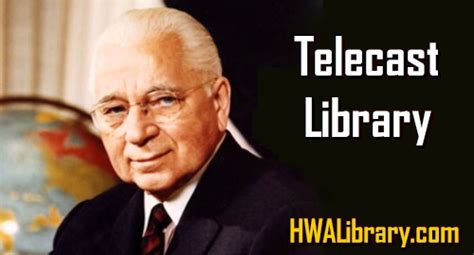 World Tomorrow Telecast Searchable Library Worldwide Church Of God Herbert W Armstrong