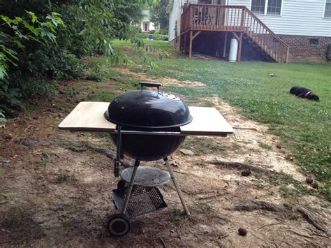 Custom Weber Kettle Grill Table Formeremortals Portable Coleman Gas