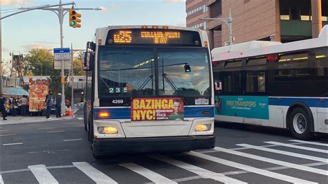 Rare Mta Bus Orion Vii Ng Hev On The Q To College Point