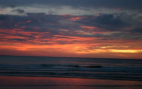 Ocean Coucher De Soleil Fonds D Cran Hd Gratuits Et De