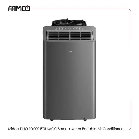 Midea Duo 10 000 Btu Sacc Smart Inverter Portable Air Conditioner Famco