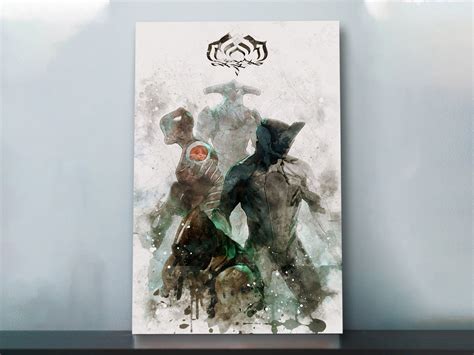 Warframe Poster Warframe Art Print Wall Poster Wall Art Etsy