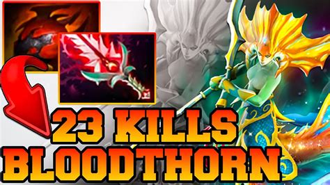 Naga Siren Dota 2 Carry 7 33 Meta With Bloodthorn Heart Of Tarrasque