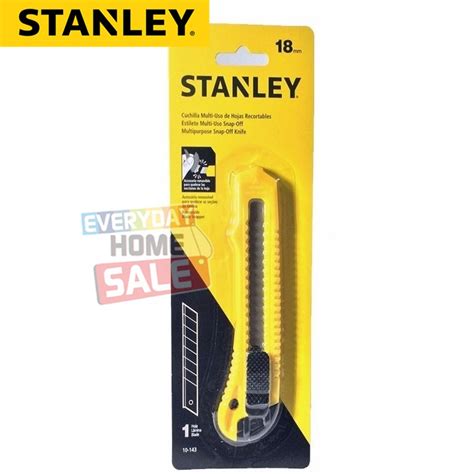 Stanley Cutter Knife Snap Off 18mm 10143 Shopee Philippines