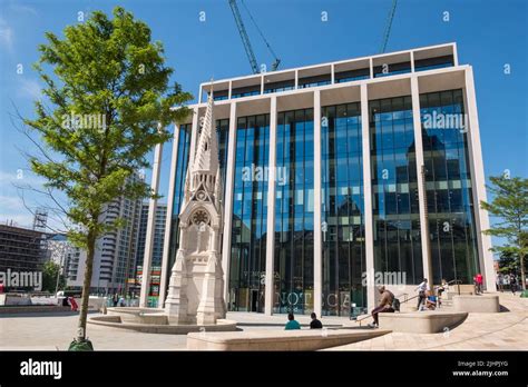 Chamberlain Square In Birmingham City Centre Stock Photo Alamy